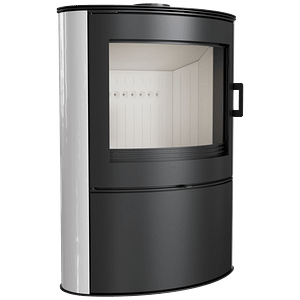 Wood burning steel self closing stove KOZA AB S 2 Ø 150 10