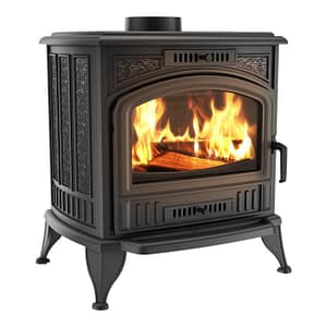 Wood Burning Cast Iron Stove K6 Ø 150 8 KW