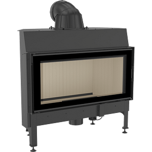 Steel Fireplace NADIA 14 KW Ø 200