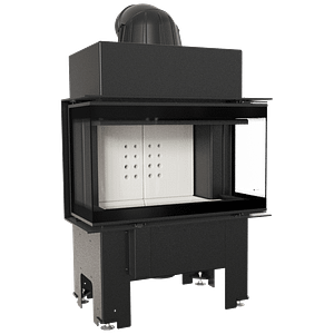 Steel Fireplace NBC 7 KW Ø 160