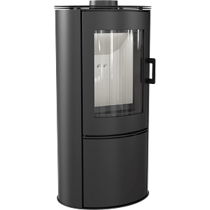 Wood burning steel cast iron stove AB 8 kW Ø 150