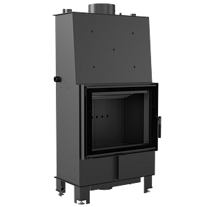 Boiler Fireplace LUCY 12 KW Ø 200 black/black-cream