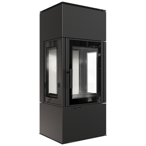 WOOD BURNING STEEL STOVE THOR Ø 150 8 KW