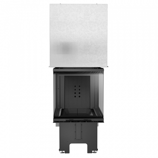 STEEL FIREPLACE NBU L/P 11KW LIFT-UP SYSTEM BLACK WITH MSK GLASS - Image 3