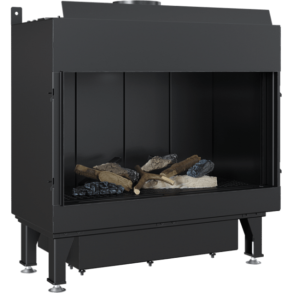 GAS FIREPLACE LEO 70 FRONT FACING NATURAL GAS ∅ 100/150 7,3 KW MANUAL