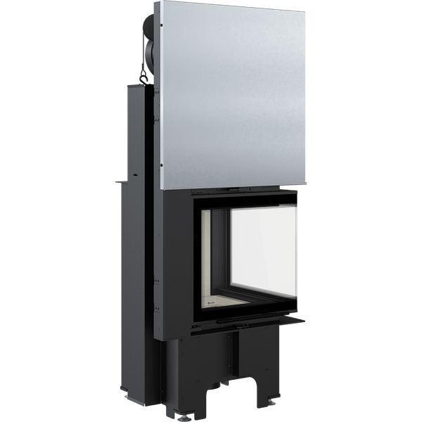 Steel Fireplace VN Right/Left-Sided 8 KW Ø 200 Lift-Up - Image 2