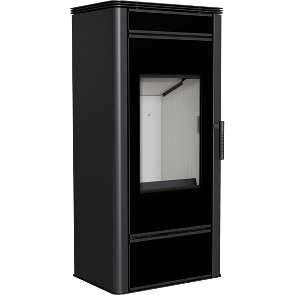 Wood Burning Steel Stove TITAN Glass Ø 150 11 KW