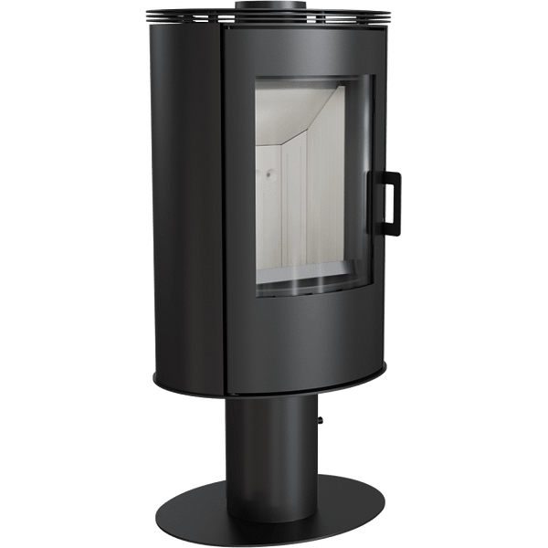 Wood burning steel pedestal stove AB Ø 150 8 kW