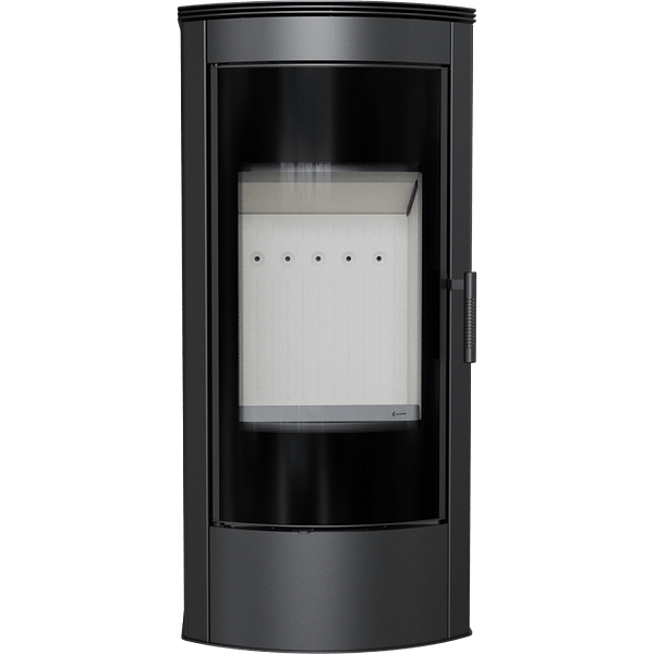 Wood burning steel stove TITAN Panorama Ø 150 11 kW - Image 2