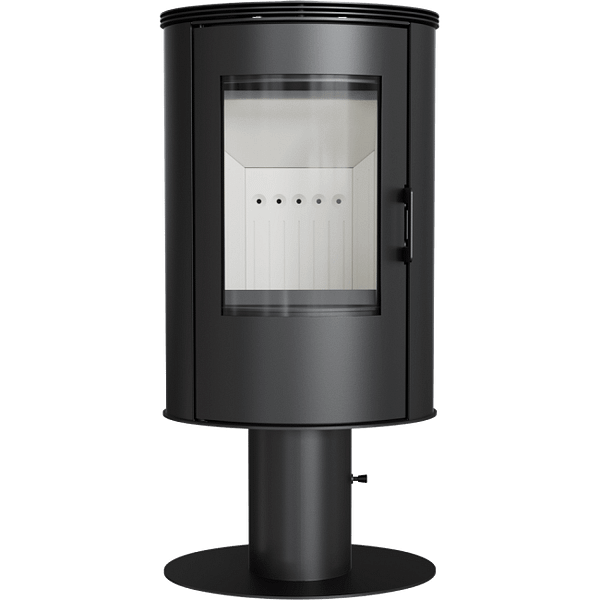 Wood burning steel pedestal stove AB Ø 150 8 kW - Image 2