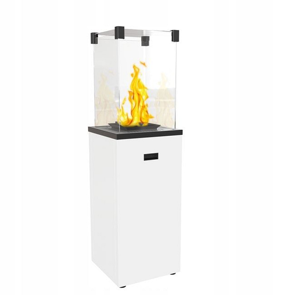GAS HEATER PATIO SLIM WHITE/BLACK 8,2 KW MANUAL