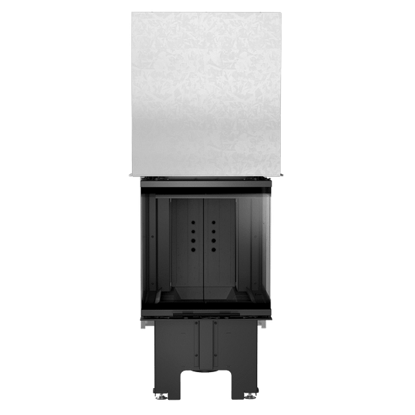 Steel Fireplace NBC 500/500 8 KW Ø 200 Black Lift Up System - Image 2