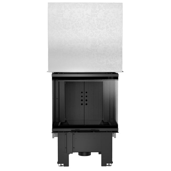Steel Fireplace NBC 600/400 9 KW Ø 200 Black - Image 2