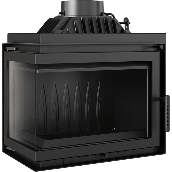 Cast Iron Fireplace SIMPLE Left/Right-Sided 6/8/15 KW Ø 200 - Image 2