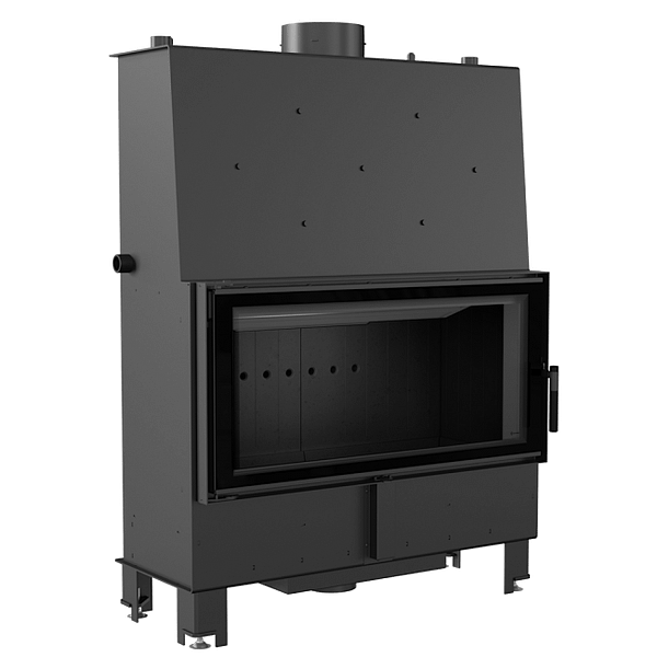 Boiler Fireplace LUCY 20 KW Ø 200 Black