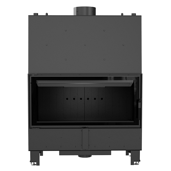 Boiler Fireplace LUCY 20 KW Ø 200 Black - Image 2