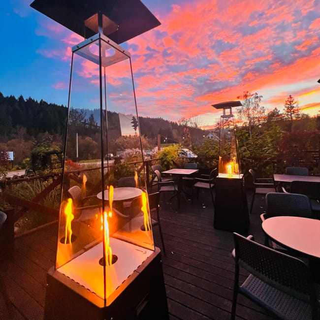 UMBRELLA BS STEEL COLOUR BLACK WITH PIPE AND REDUCER - Image 2