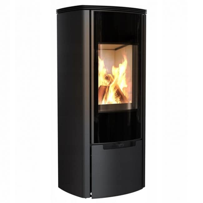 Wood burning steel stove ENYO Ø 150 6 kW - Image 2