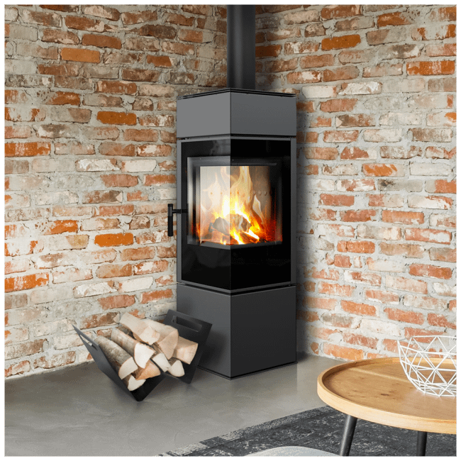 Wood Burning Steel Stove THOR Ø 150 8 KW - Image 4