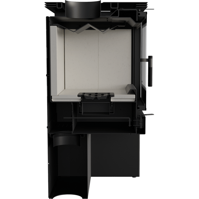 Freestanding STOVE JUNO 12 Panel White/Black - Image 5