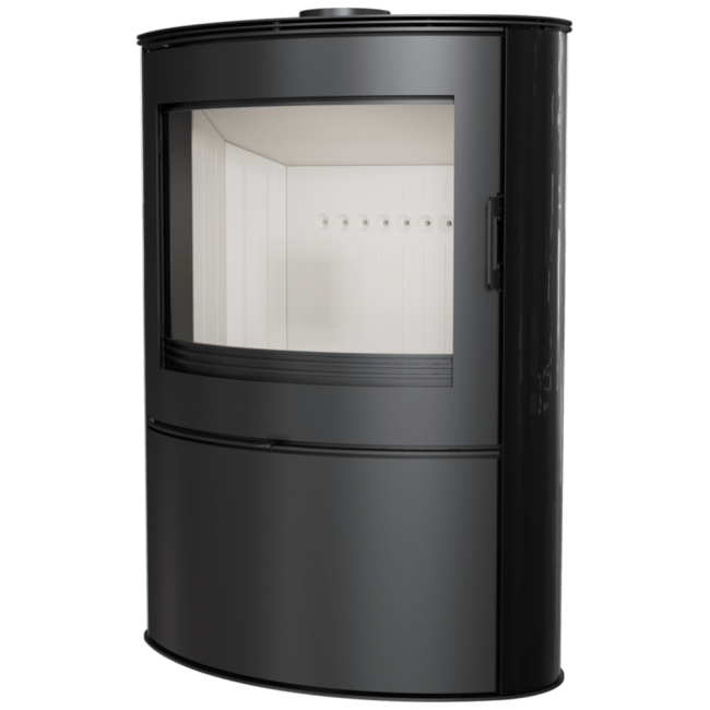 Wood Burning Steel Tiled Stove AB Ø 150 10 KW black/red - Image 3