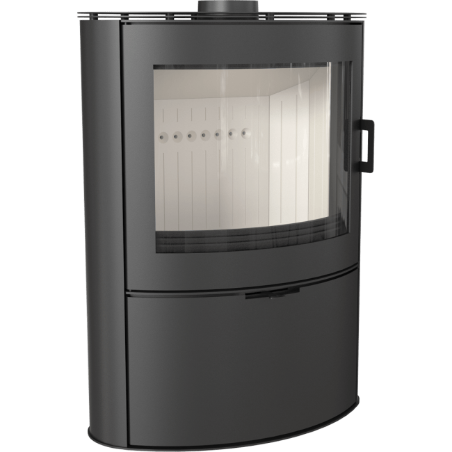 Wood burning steel stove AB Ø 150 10 kW