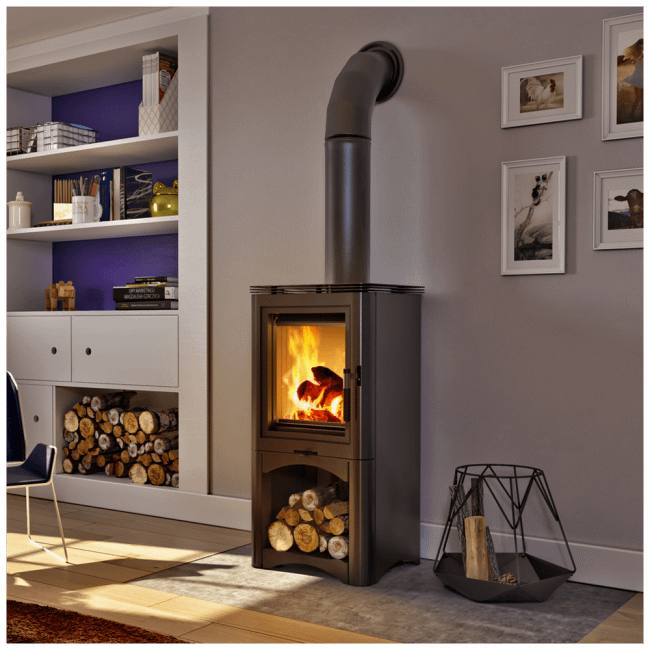 Wood Burning Steel Stove K5 Ø 150 7 KW - Image 5