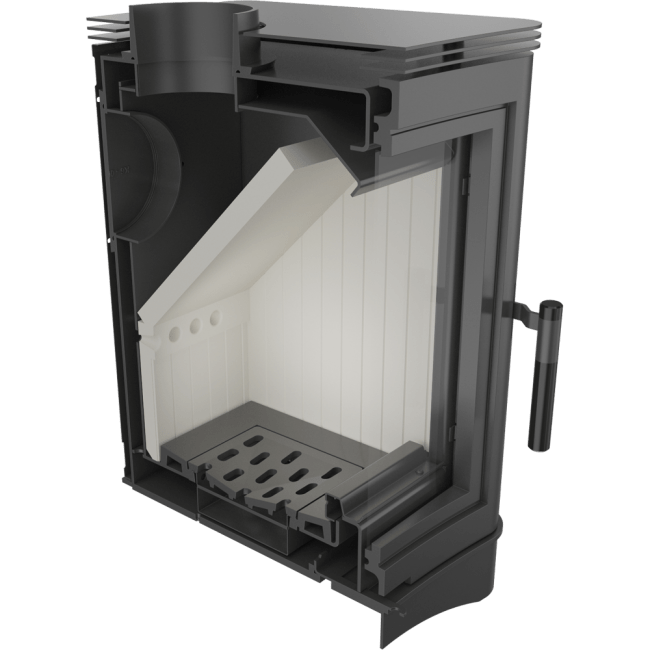 WOOD BURNING STEEL STOVE K5 Ø 150 7 KW - Image 4