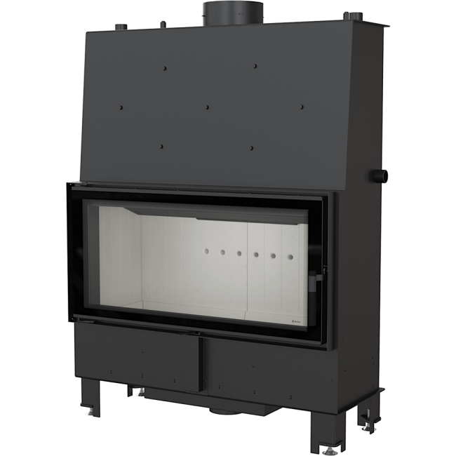 Boiler Fireplace LUCY 20 KW Ø 200 Black - Image 7