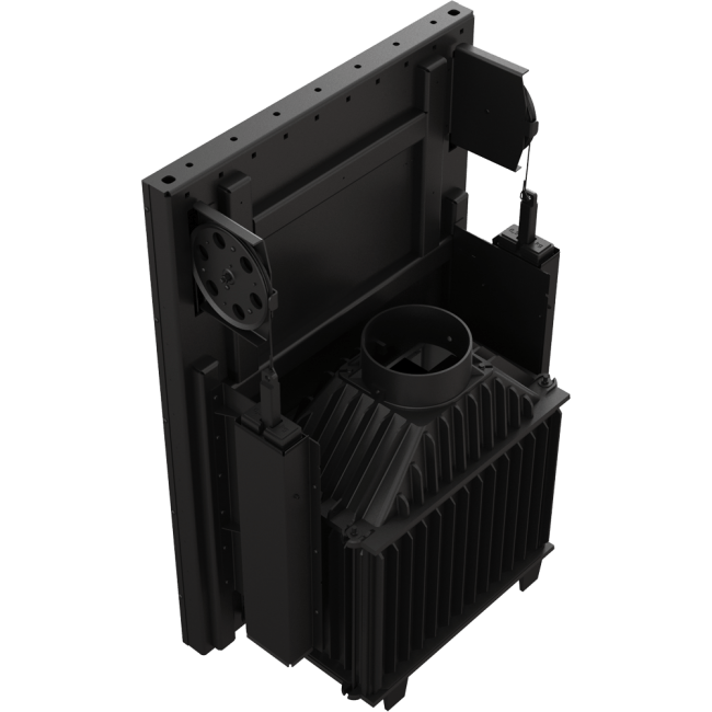 CAST IRON FIREPLACE MAJA 8 KW Ø 200 LIFT-UP - Image 4