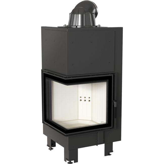 Steel Fireplace MBN Left or Right-Sided 8 KW Ø 200 - Image 4