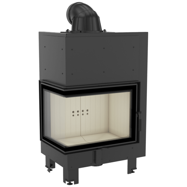 Steel fireplace MBZ 13 kW Ø 200 - Image 4