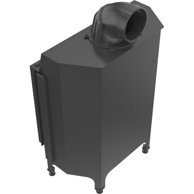 Steel Fireplace NADIA 13 KW Ø 200 - Image 2