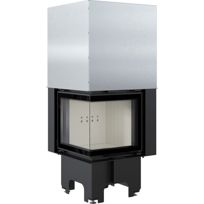 Steel Fireplace VN Right/Left-Sided 8 KW Ø 200 Lift-Up - Image 5