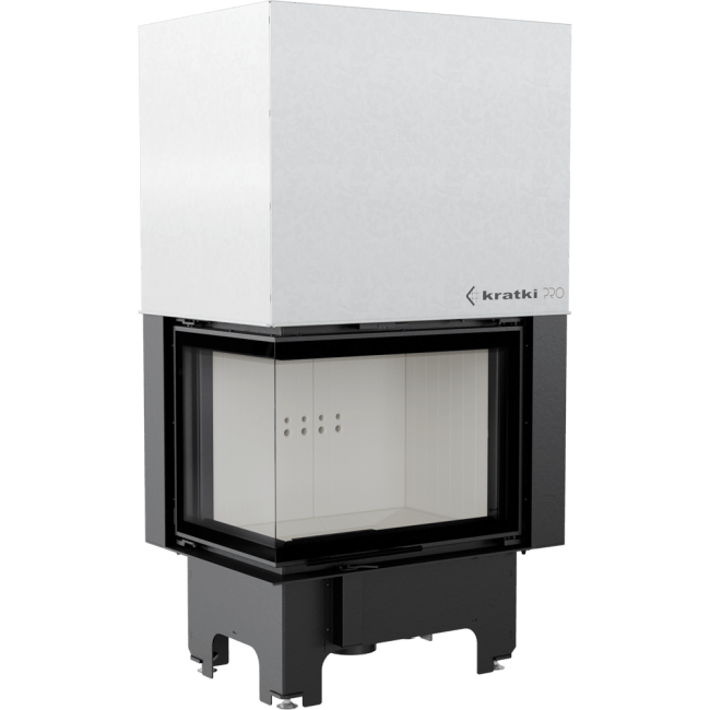 Steel Fireplace VN Right or left-Sided 12 KW Ø 200 Lift-Up - Image 5