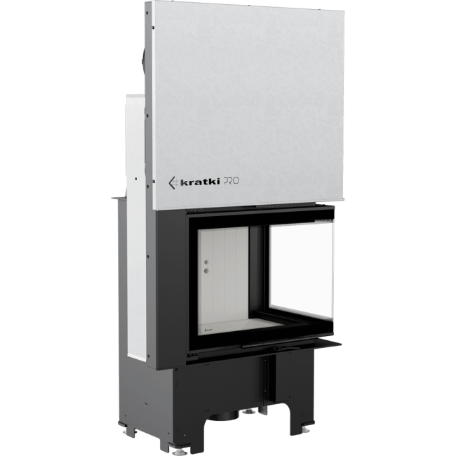 Steel Fireplace VN Right/Left-Sided 9 KW Ø 200 Lift-Up - Image 2