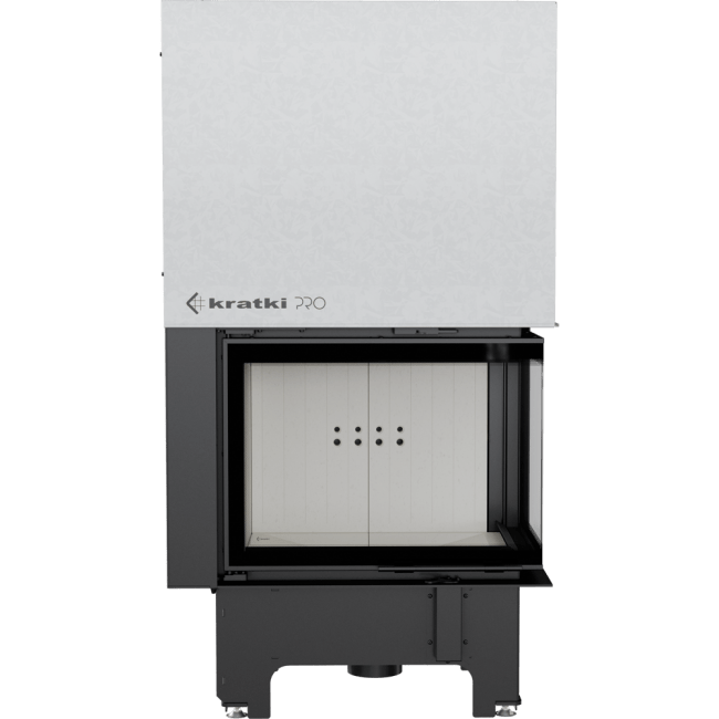 Steel Fireplace VN Right or left-Sided 12 KW Ø 200 Lift-Up - Image 3