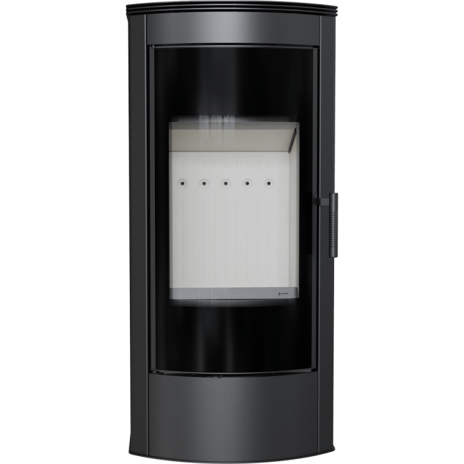 Wood burning steel stove TITAN Panorama Ø 150 11 kW - Image 2