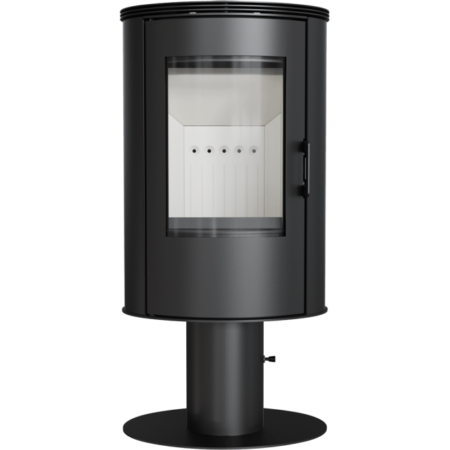 Wood burning steel pedestal stove AB Ø 150 8 kW - Image 2
