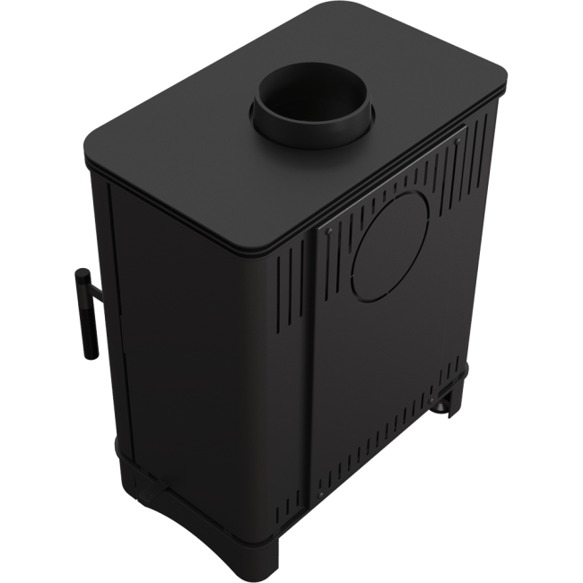 Wood Burning Steel Stove VEGA Ø 6 KW 130/150 - Image 3