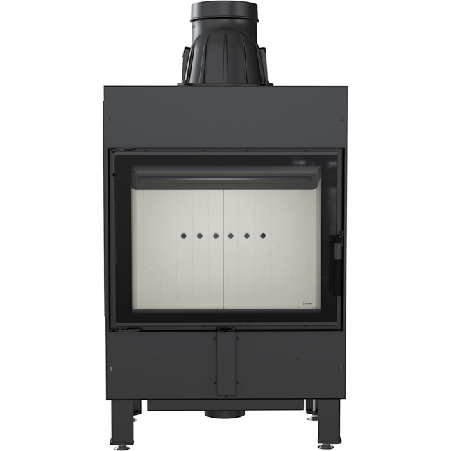 Steel Fireplace LUCY 12 KW Ø 200 left/right - Image 2