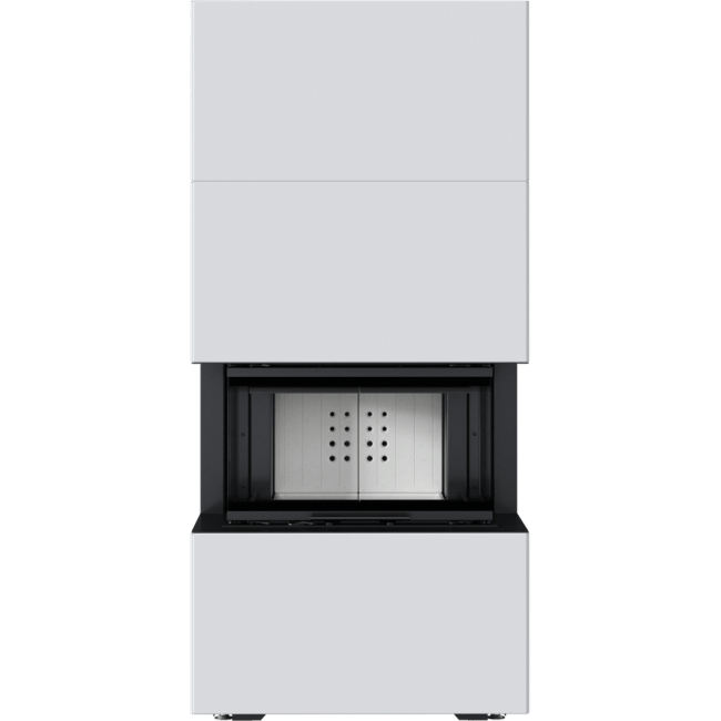Modular Fireplace NBC/EASY BOX 7 KW Ø 160 Steel Wh Black/White-cream - Image 8