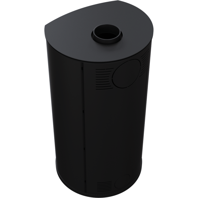 WOOD BURNING STEEL STOVE EPSILON Ø 150 8 KW - Image 4