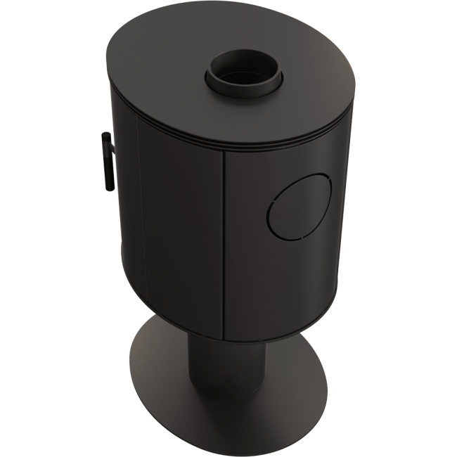 WOOD BURNING STEEL STOVE ORBIT Ø 150 7 KW - Image 4