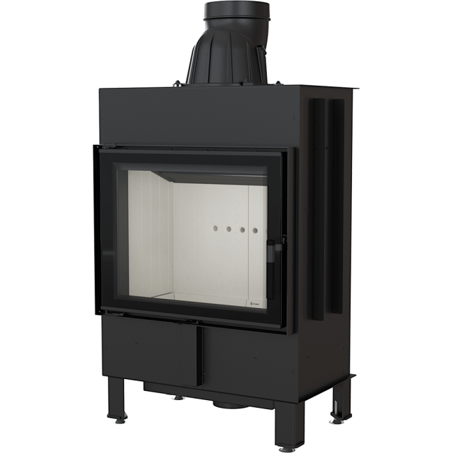 Steel Fireplace LUCY 12 KW Ø 200 left/right - Image 3