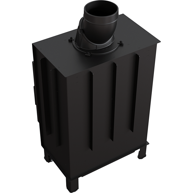 Steel Fireplace LUCY 12 KW Ø 200 left/right - Image 4