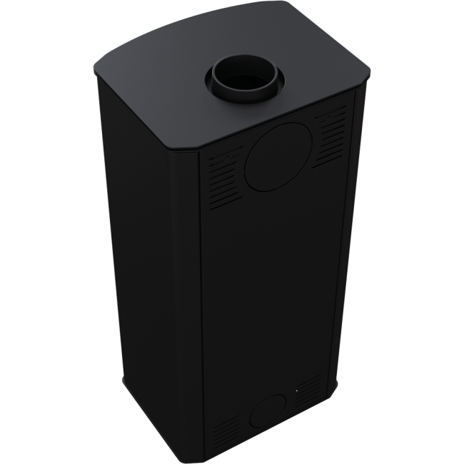 Wood Burning Steel Stove PROTON Ø 150 8 KW - Image 5