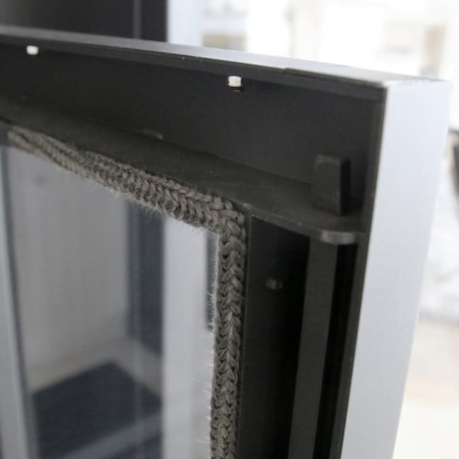 Wood Burning Steel Stove THOR Ø 150 8 KW Black - Image 6