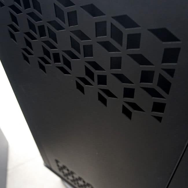 WOOD BURNING STEEL STOVE ENYO/FLAT/01 pedestal Ø150 6kW - Image 6