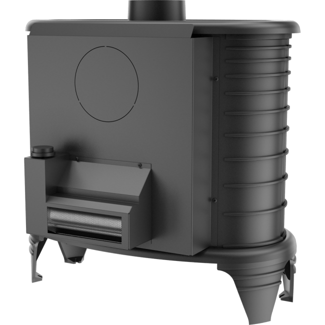 Wood burning cast iron stove K8 Turbofan Ø 130 9 kW - Image 3